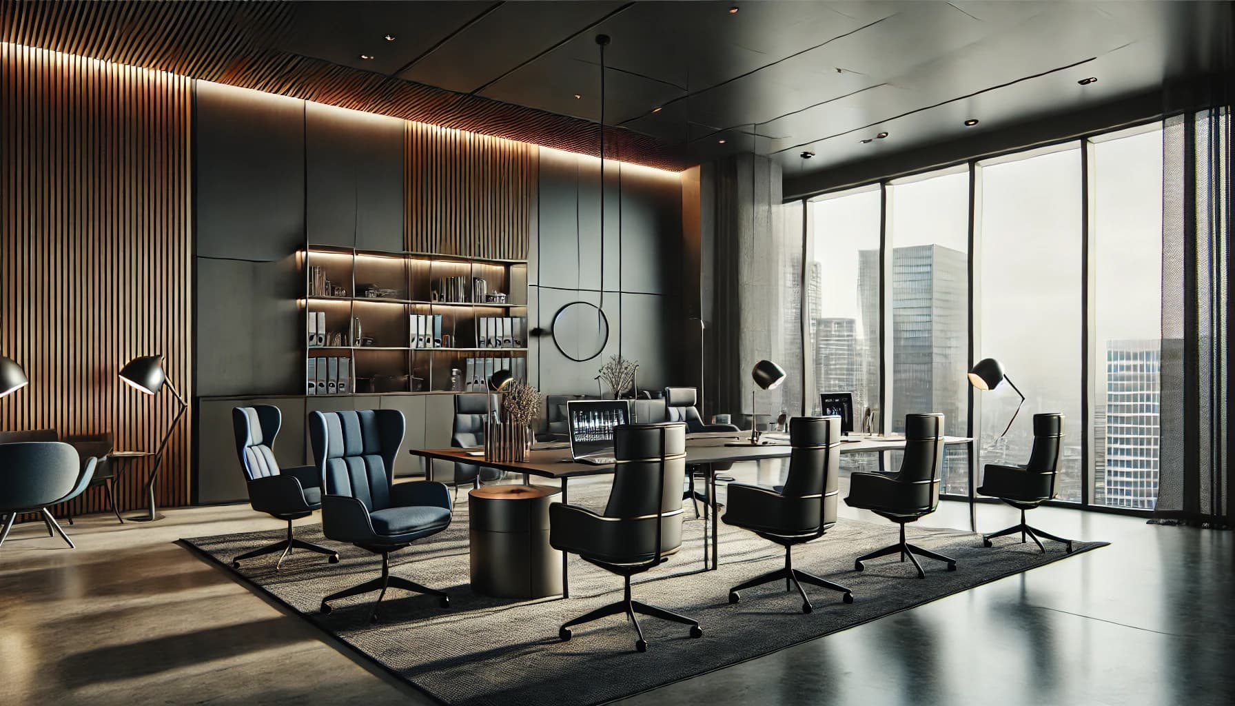 Each company upload its own featured images about office, work, etc.