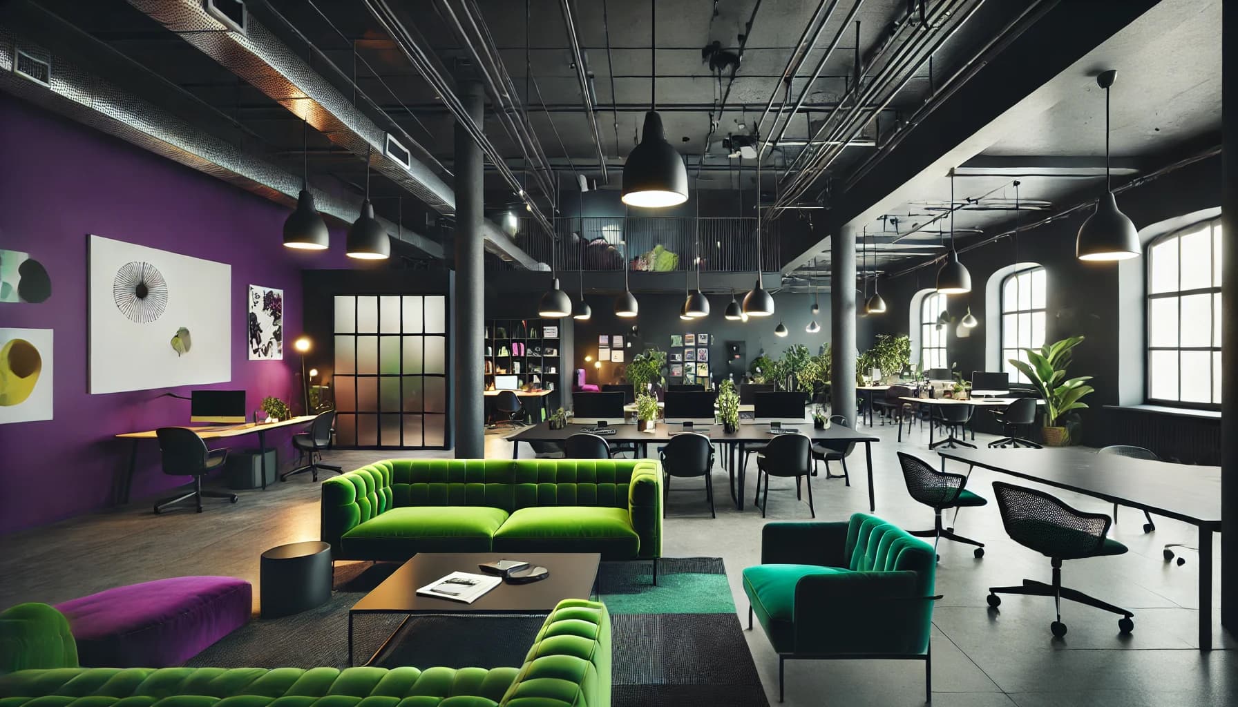 Each company upload its own featured images about office, work, etc.